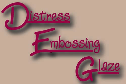 Distress Embossing Glaze